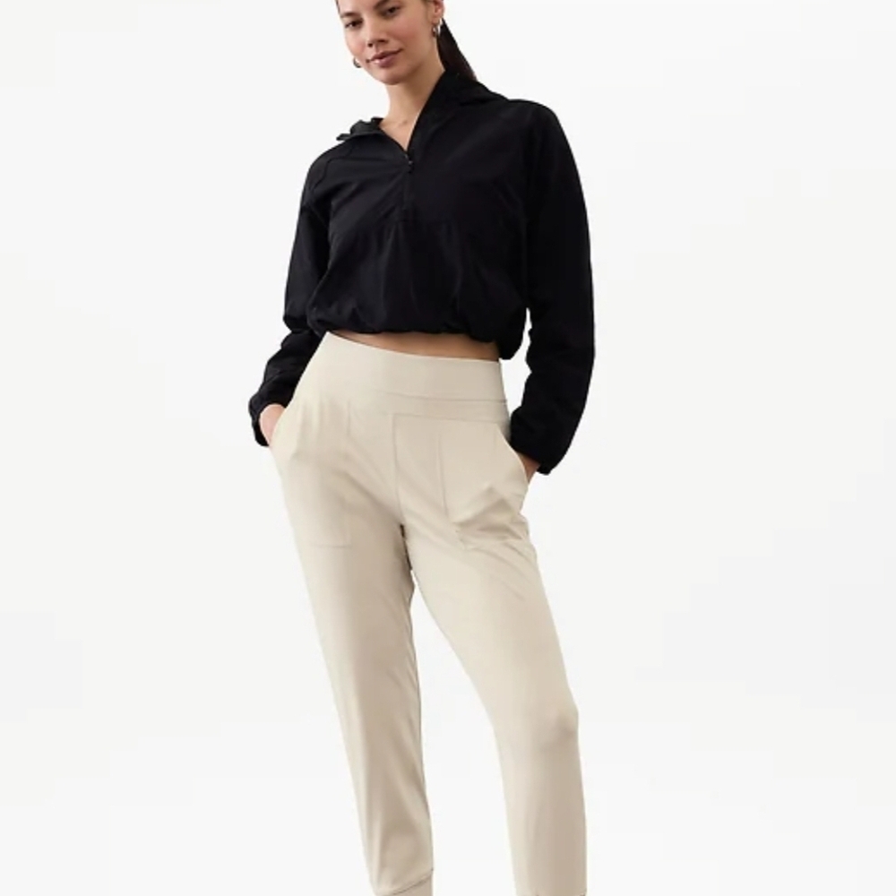Athleta Venice Joggers- Heathered Grey, Medium